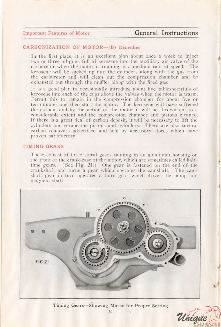 1912 Studebaker E-M-F 30 Operation Manual Page 21